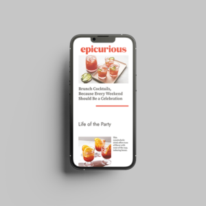 email newsletter epicurious